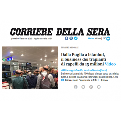 Siamo su Il Corriere della Sera