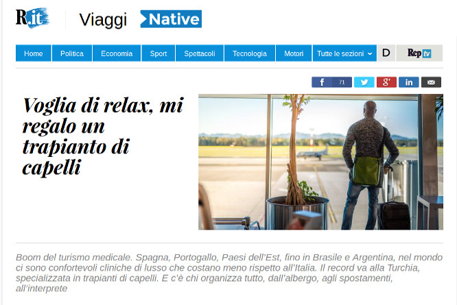 Si parla di noi su Repubblica Viaggi